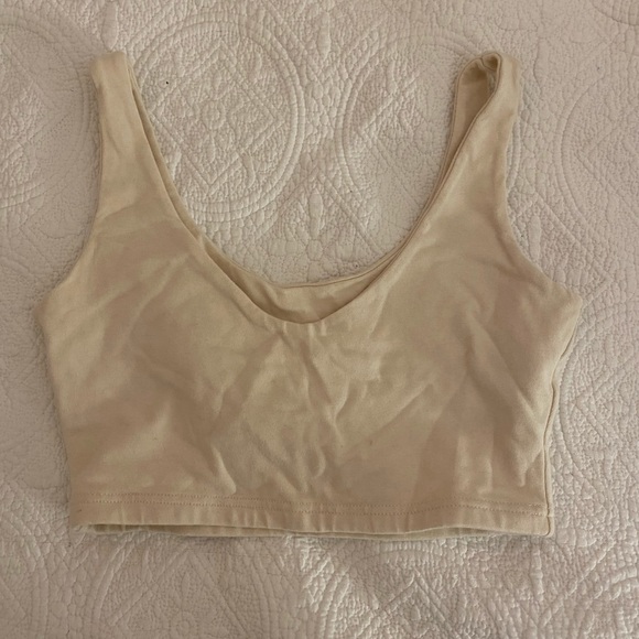 Brandy Melville cream tank top - Picture 2 of 2